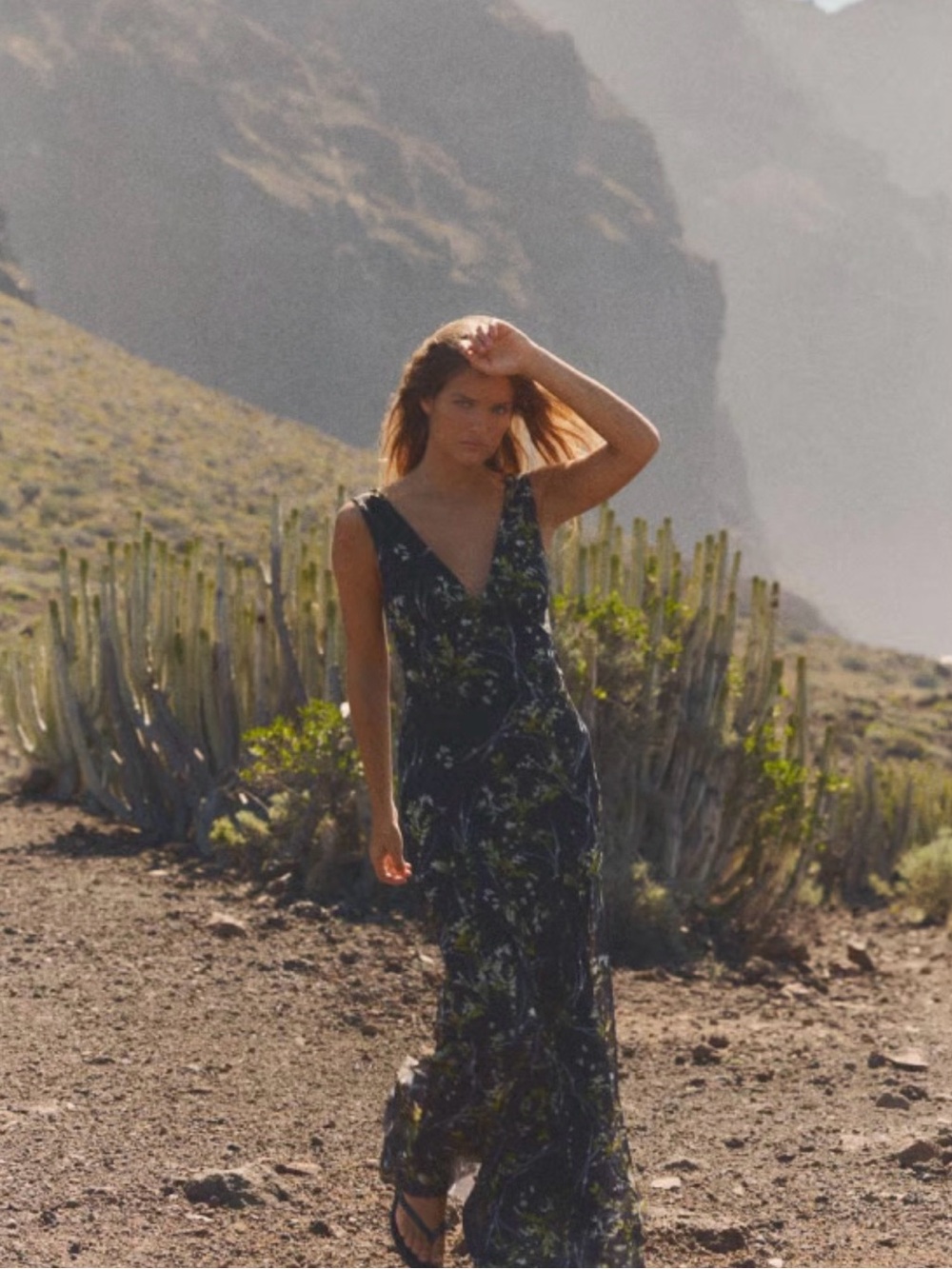 ZARA black mesh maxi dress NWTs. Sz M